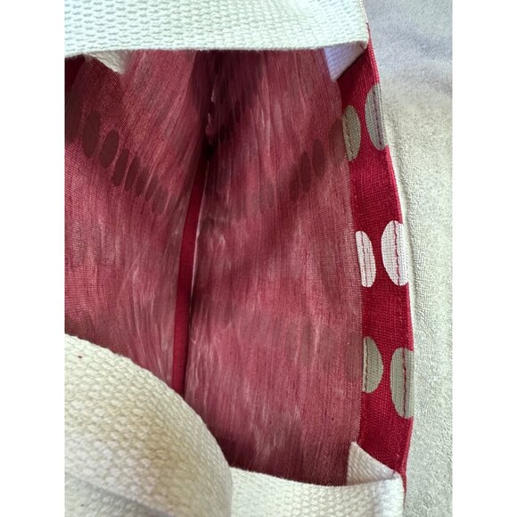 NEW Hallmark Tote Bag Set 2 Geometric Polka Dot Reusable Shopping Bags 18"x13" - Picture 7 of 11